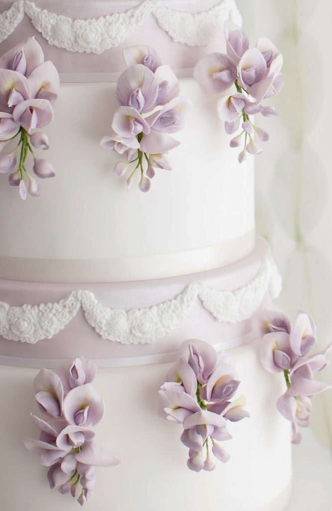 Wisteria Wedding cake tutorial 