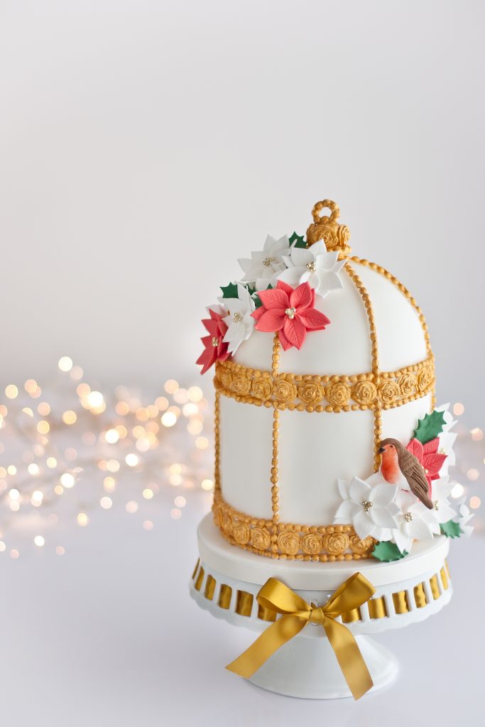 Christmas Cake Idea- A Birdcage Cake Tutorial
