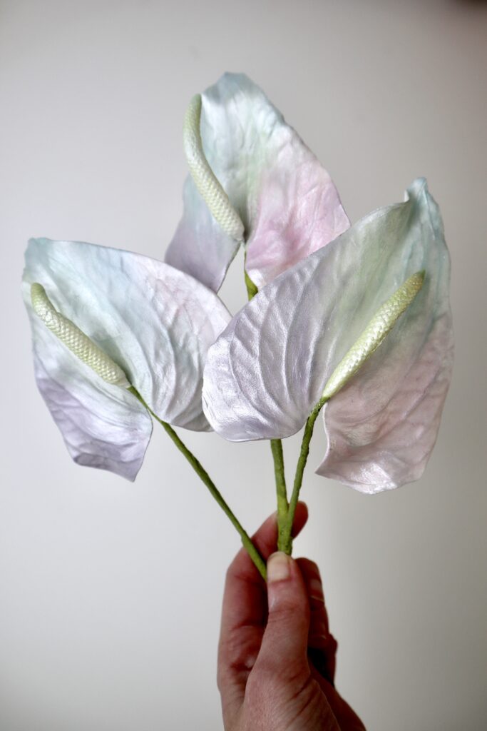 Iridescent Anthurium Sugar Flower Tutorial